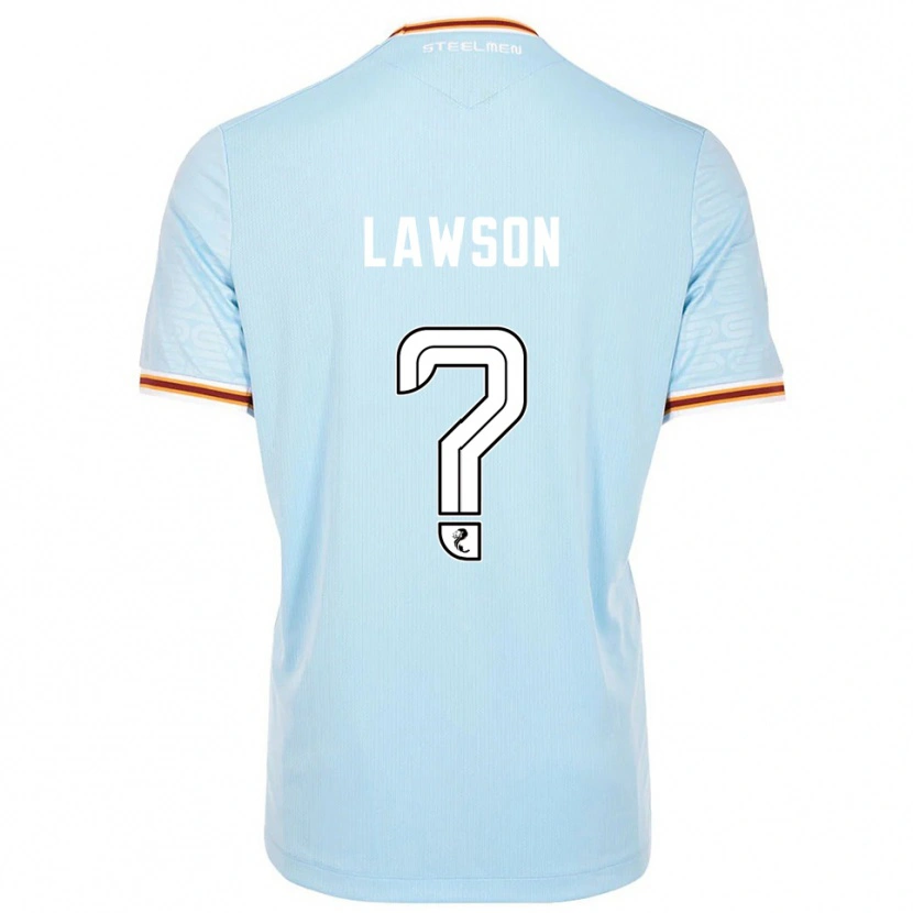 Danxen Donna Maglia Nathan Lawson #0 Azzurro Kit Gara Away 2025/26 Maglietta