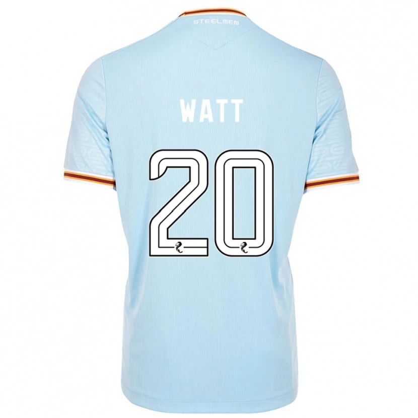 Danxen Donna Maglia Elliot Watt #20 Azzurro Kit Gara Away 2025/26 Maglietta