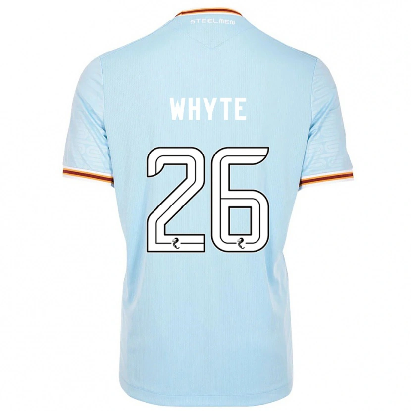 Danxen Donna Maglia Olly Whyte #26 Azzurro Kit Gara Away 2025/26 Maglietta