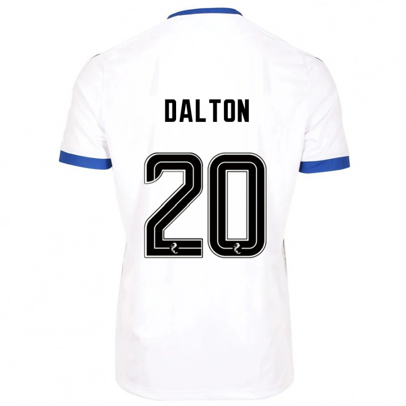 Danxen Donna Maglia Sean Dalton #20 Bianco Blu Kit Gara Away 2025/26 Maglietta