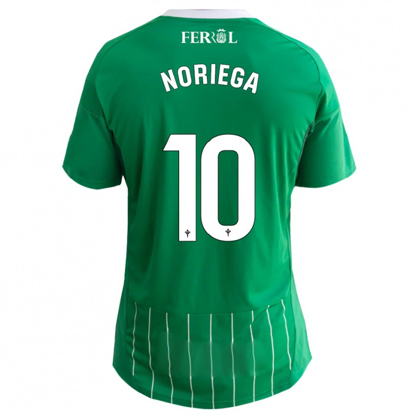 Danxen Bambino Maglia Jairo Noriega #10 Verde Bianco Kit Gara Home 2025/26 Maglietta