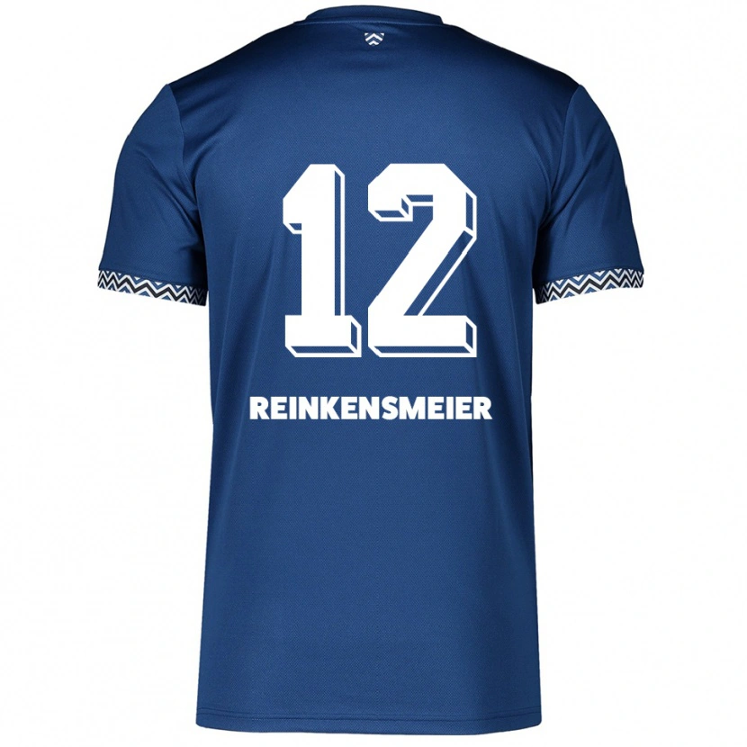 Danxen Bambino Maglia Thandie Reinkensmeier #12 Blu Navy Bianco Kit Gara Home 2025/26 Maglietta
