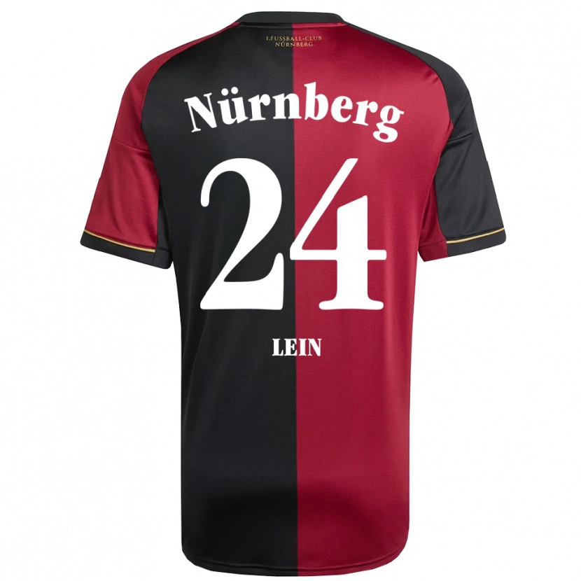 Danxen Bambino Maglia Nastassja Lein #24 Bordeaux Nero Kit Gara Home 2025/26 Maglietta
