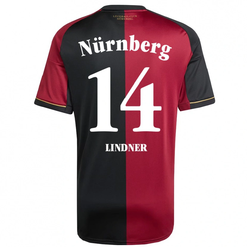 Danxen Bambino Maglia Marlene Lindner #14 Bordeaux Nero Kit Gara Home 2025/26 Maglietta