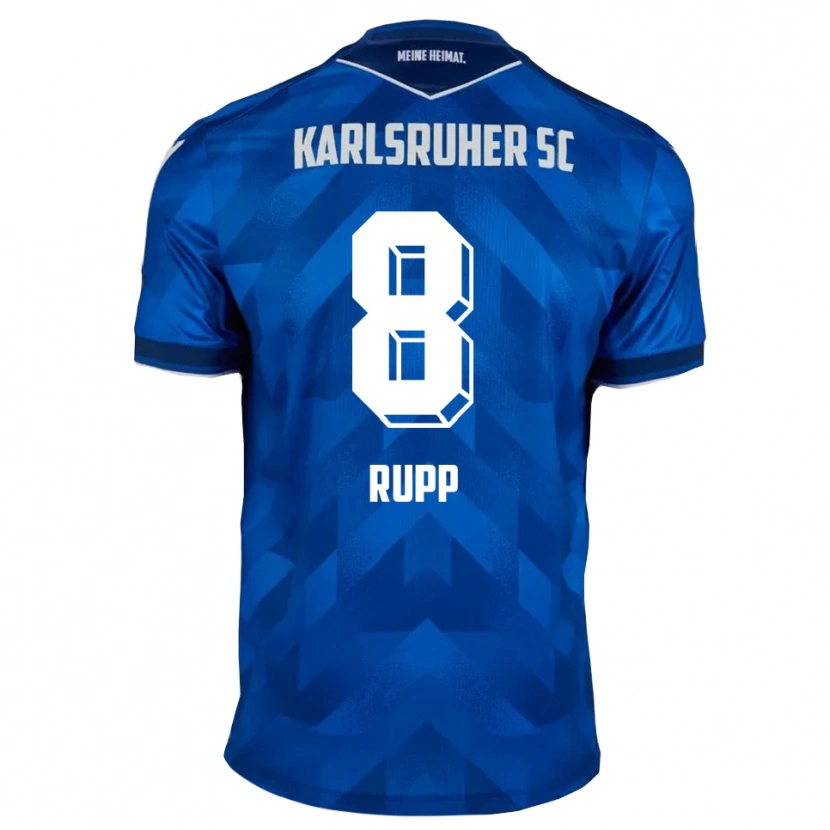 Danxen Bambino Maglia Noah Rupp #8 Blu Bianco Kit Gara Home 2025/26 Maglietta