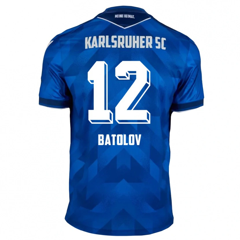 Danxen Bambino Maglia Leon Batolov #12 Blu Bianco Kit Gara Home 2025/26 Maglietta
