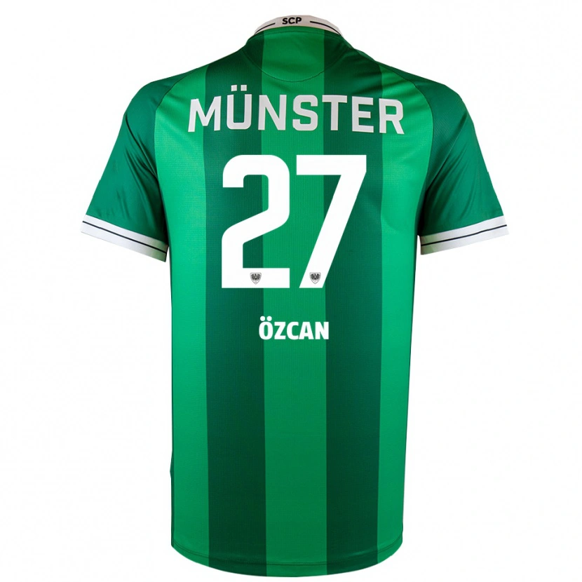 Danxen Bambino Maglia Kenan Özcan #27 Verde Bianco Kit Gara Home 2025/26 Maglietta