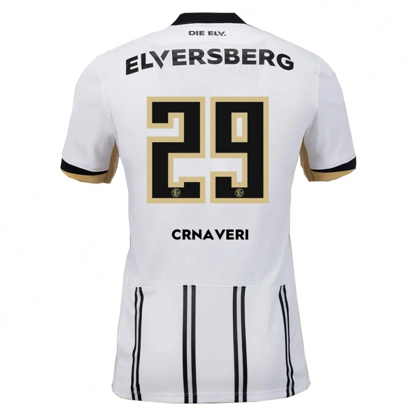 Danxen Bambino Maglia Laureta Crnaveri #29 Bianco Nero Kit Gara Home 2025/26 Maglietta