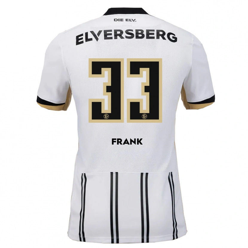 Danxen Bambino Maglia Ronja Frank #33 Bianco Nero Kit Gara Home 2025/26 Maglietta