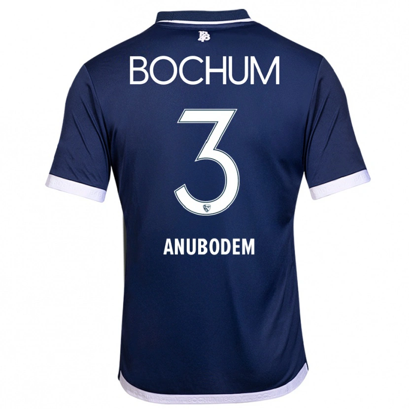 Danxen Bambino Maglia Takang Anubodem #3 Blu Navy Bianco Kit Gara Home 2025/26 Maglietta