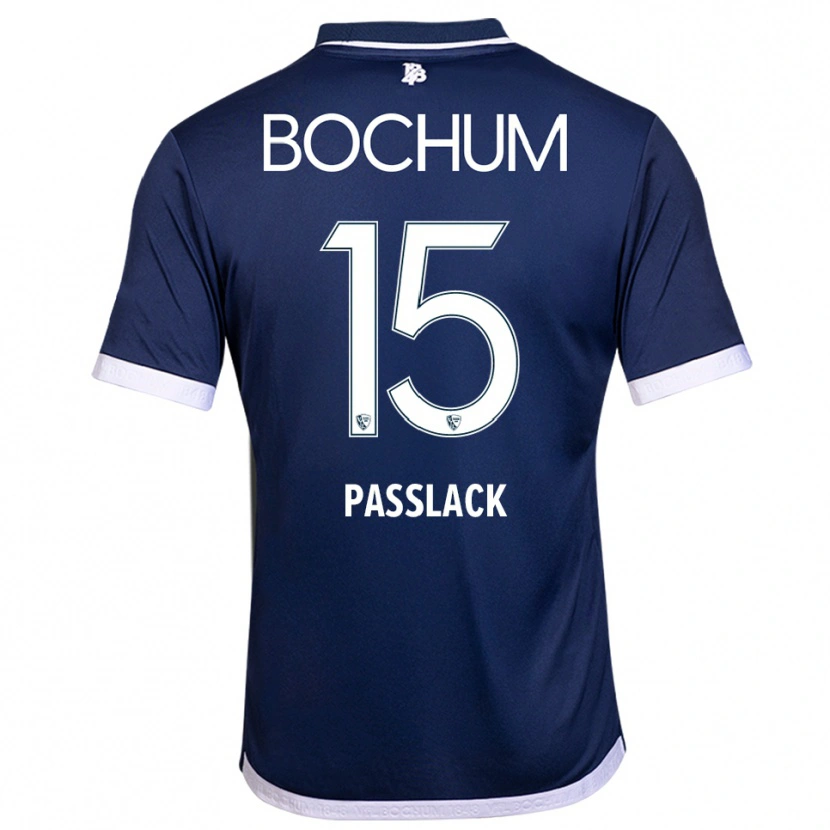 Danxen Bambino Maglia Felix Passlack #15 Blu Navy Bianco Kit Gara Home 2025/26 Maglietta