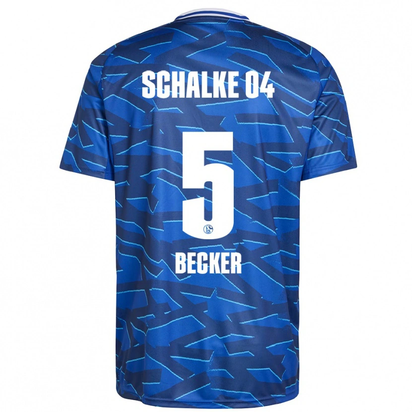 Danxen Bambino Maglia Timo Becker #5 Blu Royal Bianco Kit Gara Home 2025/26 Maglietta