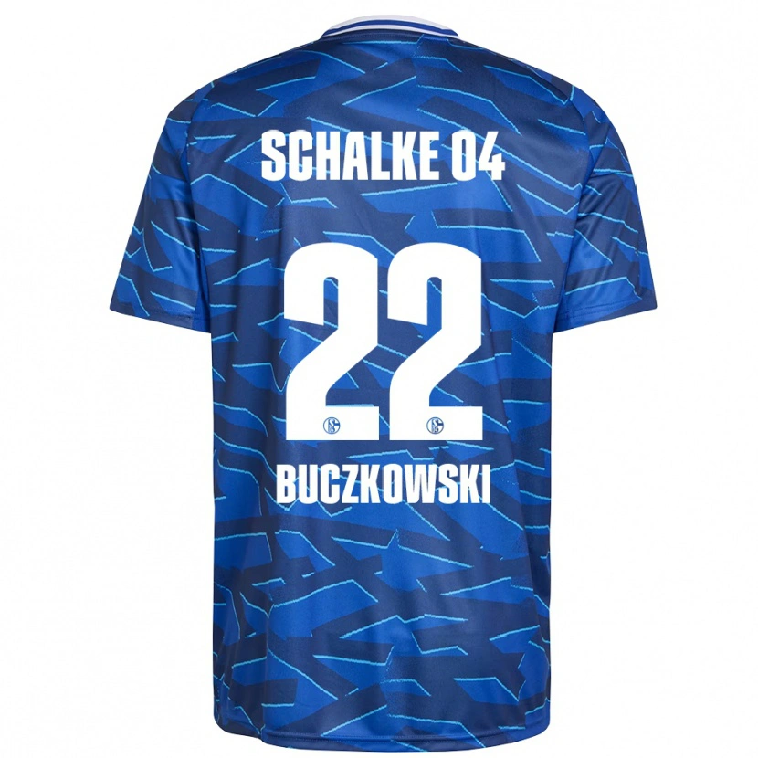 Danxen Bambino Maglia Philip Buczkowski #22 Blu Royal Bianco Kit Gara Home 2025/26 Maglietta