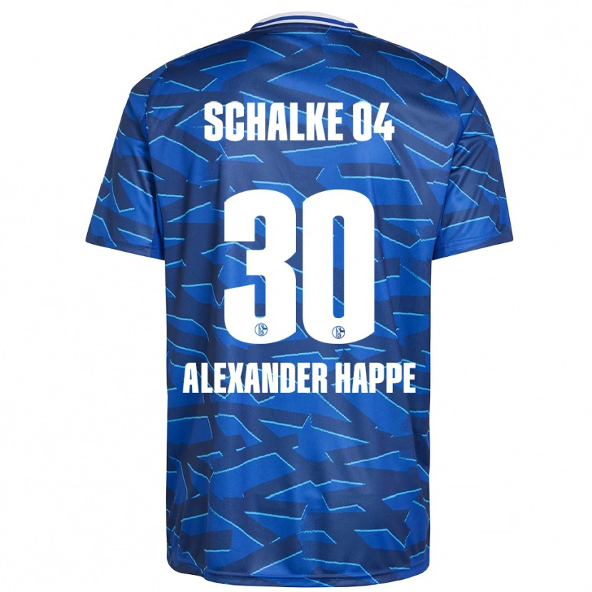 Danxen Bambino Maglia Luca Alexander Happe #30 Blu Royal Bianco Kit Gara Home 2025/26 Maglietta