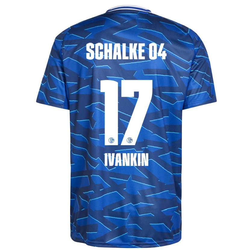 Danxen Bambino Maglia Alexander Ivankin #17 Blu Royal Bianco Kit Gara Home 2025/26 Maglietta