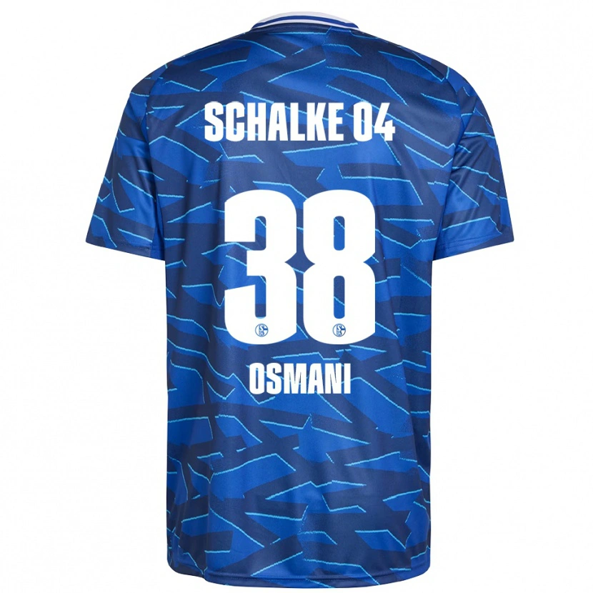 Danxen Bambino Maglia Tristan Osmani #38 Blu Royal Bianco Kit Gara Home 2025/26 Maglietta