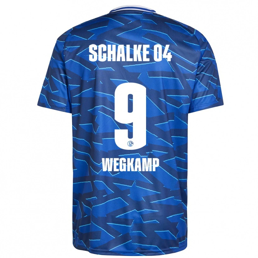 Danxen Bambino Maglia Gerrit Wegkamp #9 Blu Royal Bianco Kit Gara Home 2025/26 Maglietta