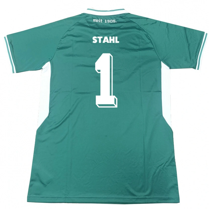 Danxen Bambino Maglia Toni Stahl #1 Verde Bianco Kit Gara Home 2025/26 Maglietta