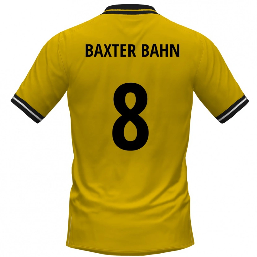 Danxen Bambino Maglia Bentley Baxter Bahn #8 Giallo Nero Kit Gara Home 2025/26 Maglietta