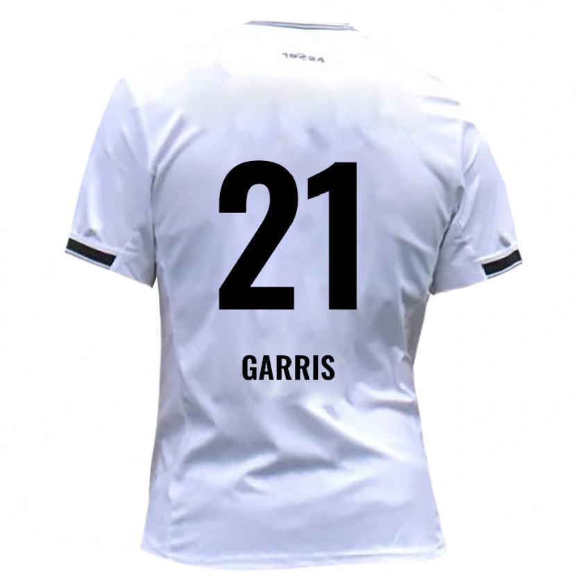 Danxen Bambino Maglia Jaden-Romero Garris #21 Bianco Rosso Kit Gara Home 2025/26 Maglietta