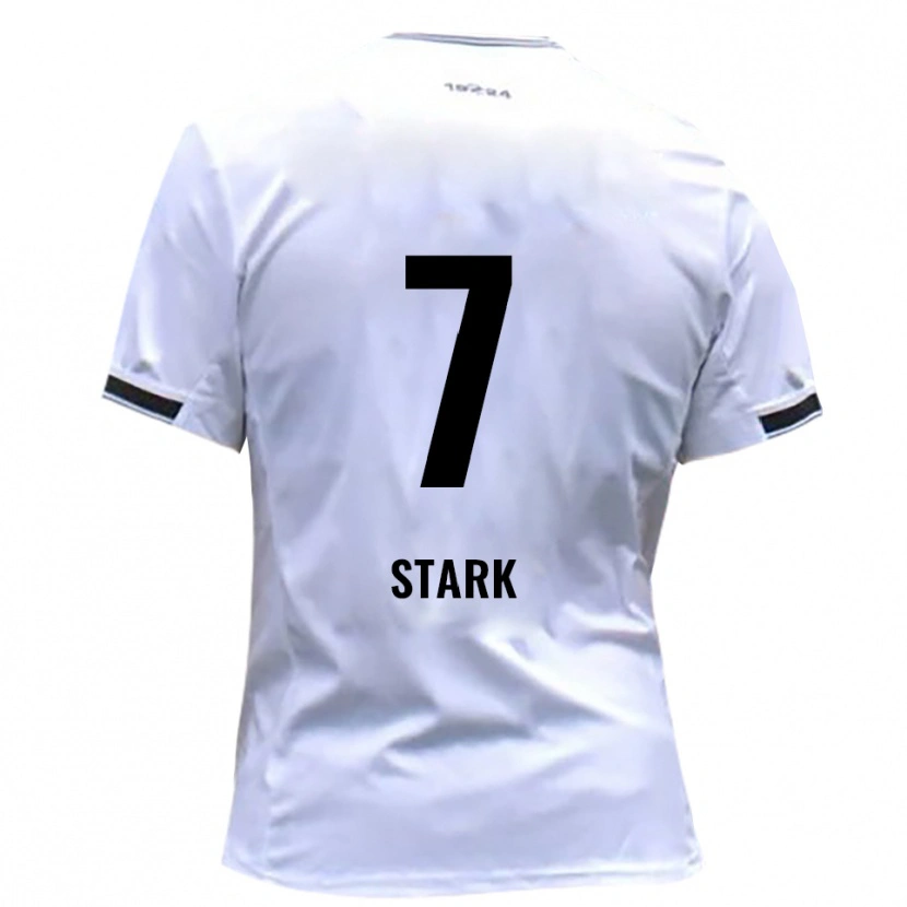 Danxen Bambino Maglia Julian Stark #7 Bianco Rosso Kit Gara Home 2025/26 Maglietta