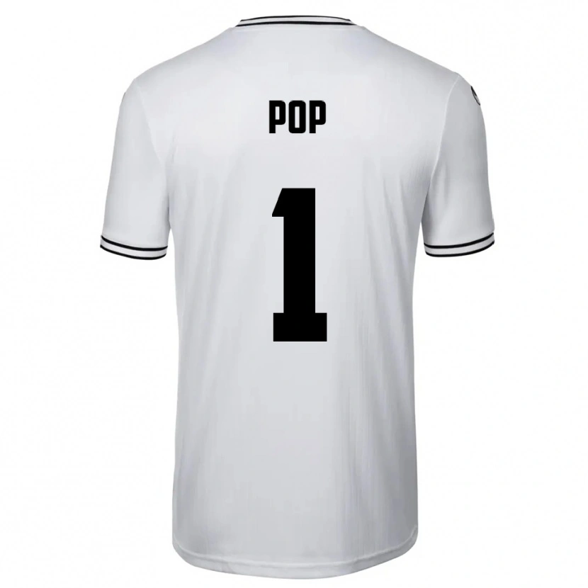 Danxen Bambino Maglia Nico Pop #1 Bianco Nero Kit Gara Home 2025/26 Maglietta