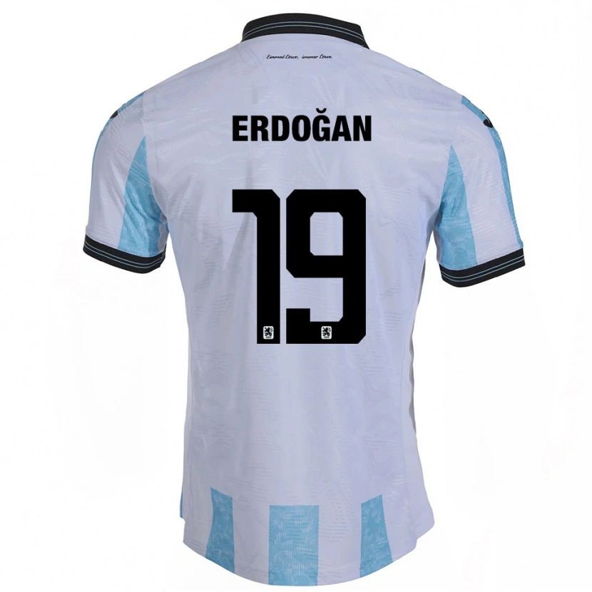 Danxen Bambino Maglia Emre Erdoğan #19 Bianco Azzurro Kit Gara Home 2025/26 Maglietta