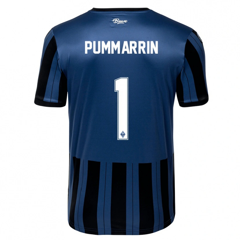 Danxen Bambino Maglia Kritsana Pummarrin #1 Blu Grigio Nero Kit Gara Home 2025/26 Maglietta