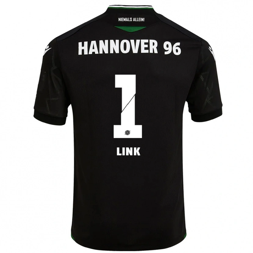 Danxen Bambino Maglia Jannis Link #1 Nero Verde Kit Gara Away 2025/26 Maglietta