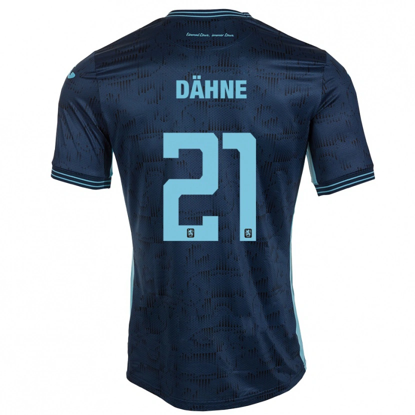Danxen Bambino Maglia Thomas Dähne #21 Blu Royal Kit Gara Away 2025/26 Maglietta
