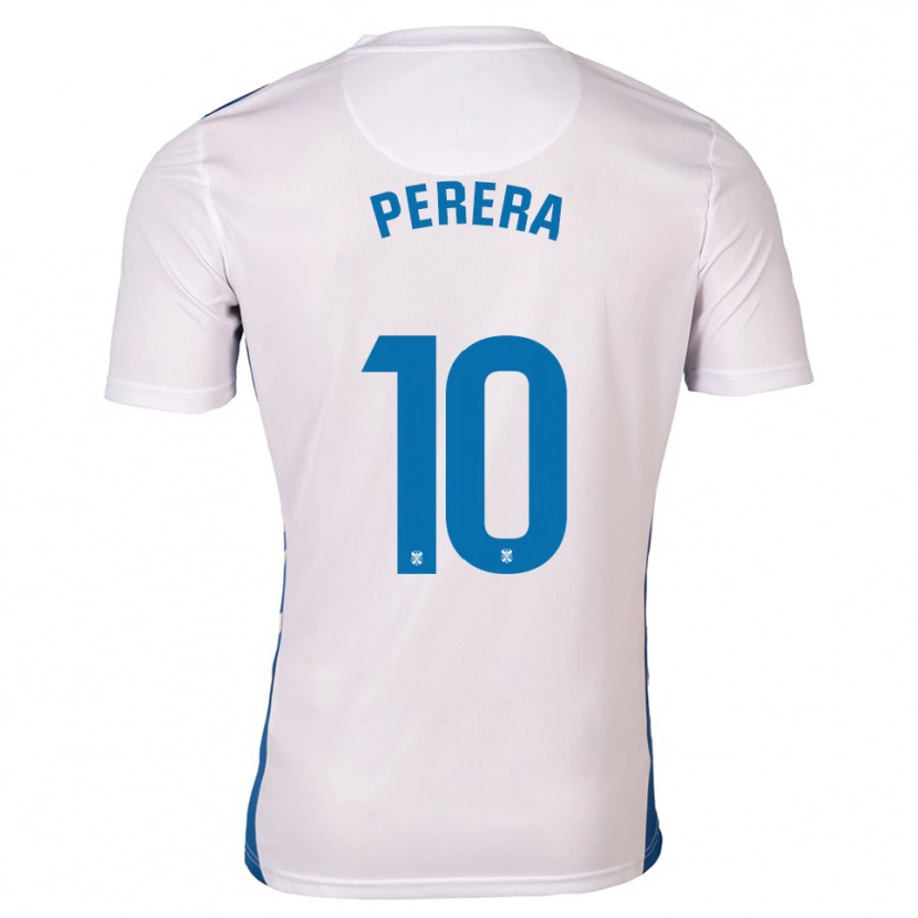 Danxen Uomo Maglia Dylan Perera #10 Bianco Blu Kit Gara Home 2025/26 Maglietta