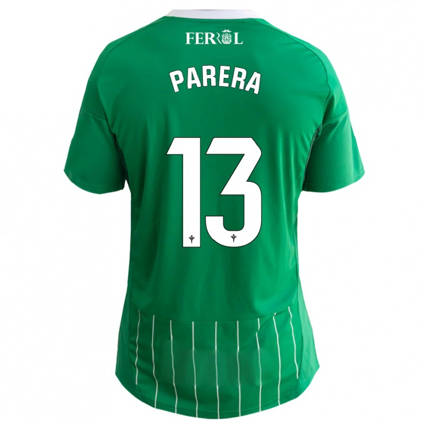 Danxen Uomo Maglia Miquel Parera #13 Verde Bianco Kit Gara Home 2025/26 Maglietta