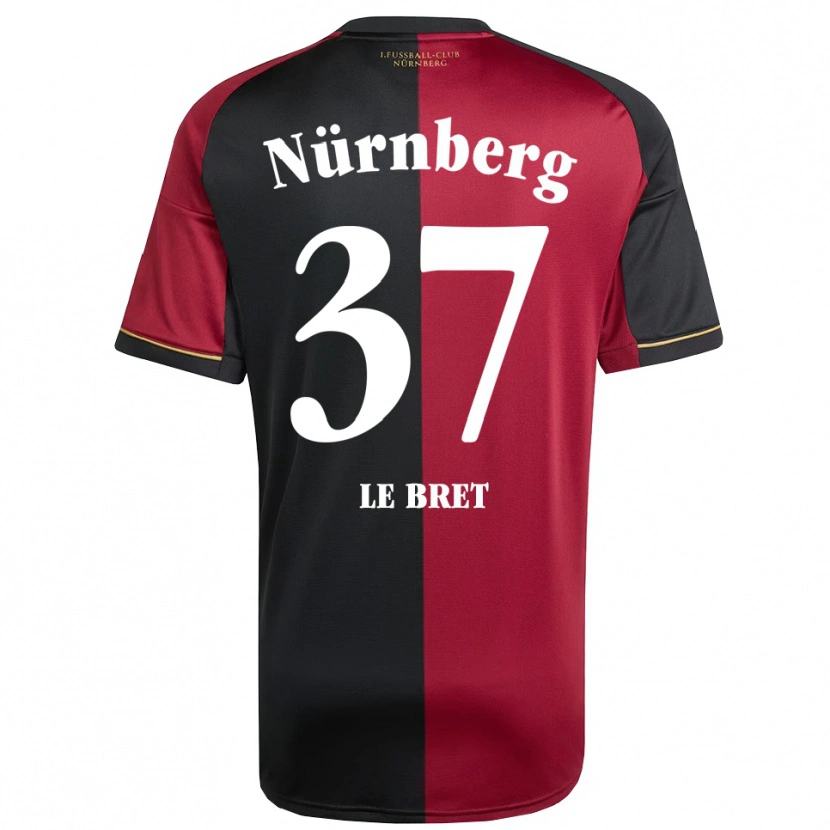 Danxen Uomo Maglia Noah Maboulou #37 Bordeaux Nero Kit Gara Home 2025/26 Maglietta