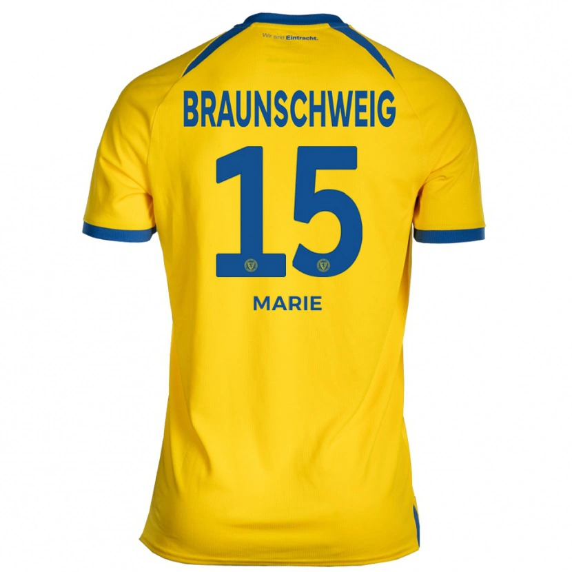 Danxen Uomo Maglia Max Marie #15 Giallo Blu Kit Gara Home 2025/26 Maglietta
