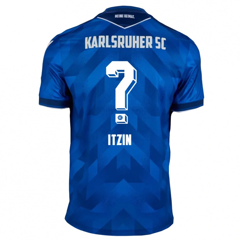 Danxen Uomo Maglia Mira Itzin #0 Blu Bianco Kit Gara Home 2025/26 Maglietta