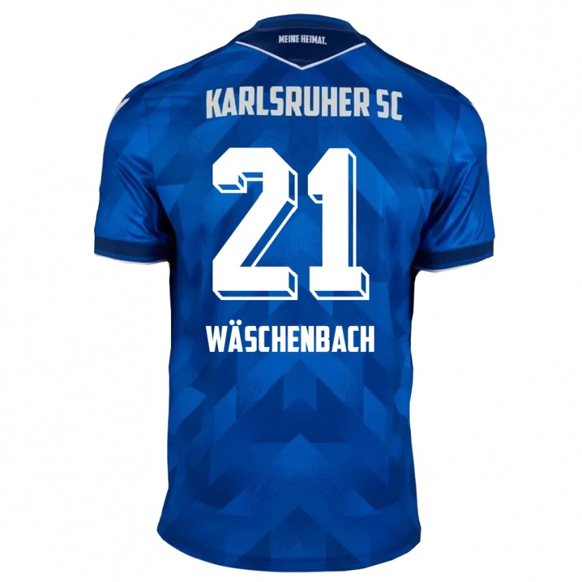 Danxen Uomo Maglia Meiko Wäschenbach #21 Blu Bianco Kit Gara Home 2025/26 Maglietta