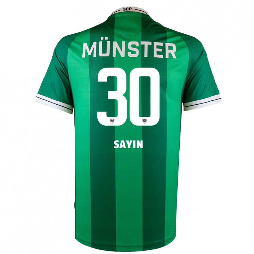 Danxen Uomo Maglia Melih Sayin #30 Verde Bianco Kit Gara Home 2025/26 Maglietta