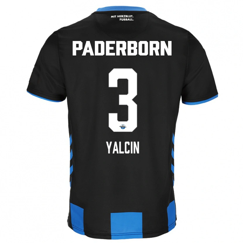 Danxen Uomo Maglia Kerem Yalcin #3 Nero Blu Kit Gara Home 2025/26 Maglietta