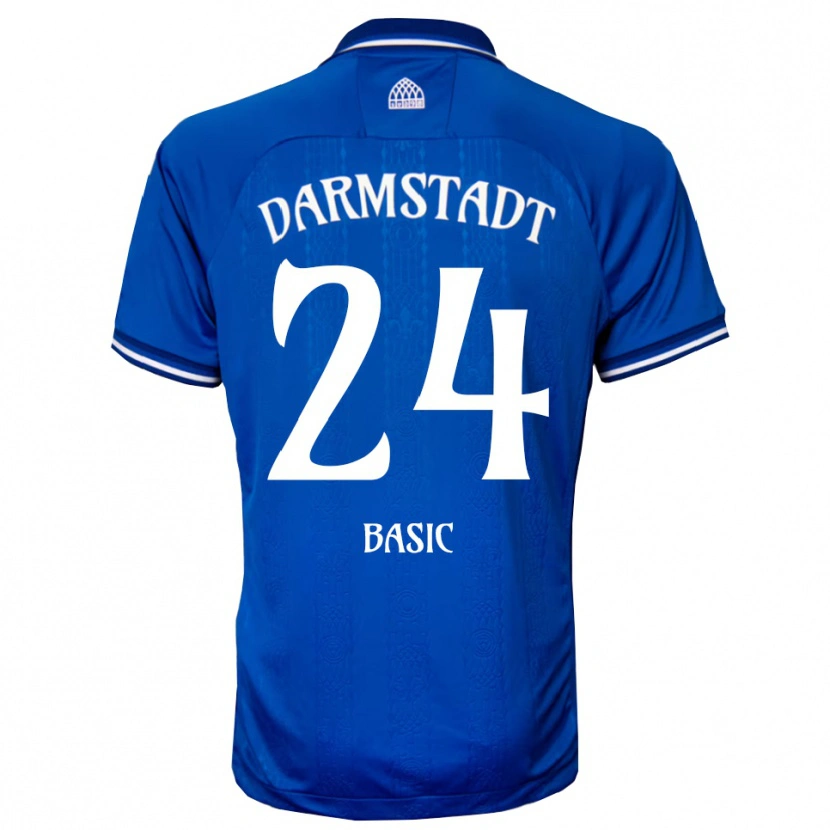 Danxen Uomo Maglia Benjamin Basic #24 Blu Bianco Kit Gara Home 2025/26 Maglietta