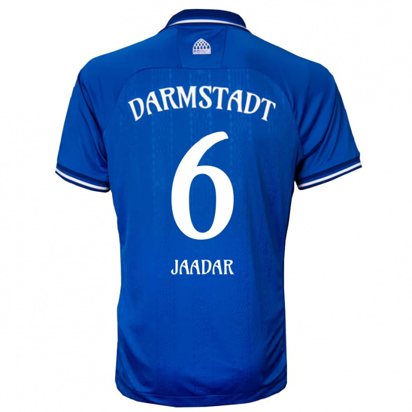 Danxen Uomo Maglia Imad Jaadar #6 Blu Bianco Kit Gara Home 2025/26 Maglietta