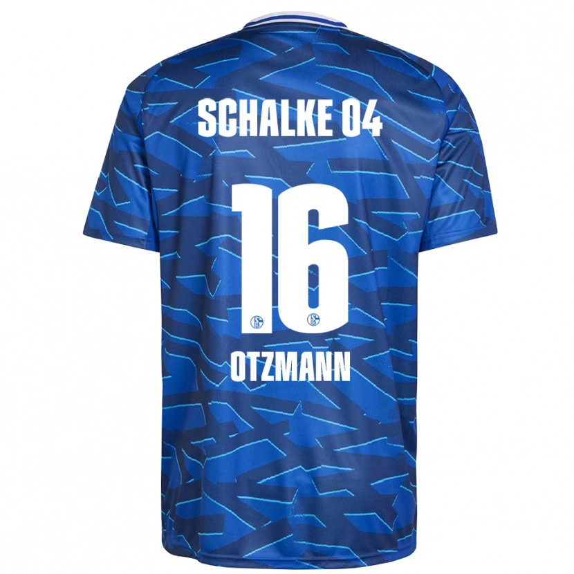 Danxen Uomo Maglia Luc Otzmann #16 Blu Royal Bianco Kit Gara Home 2025/26 Maglietta