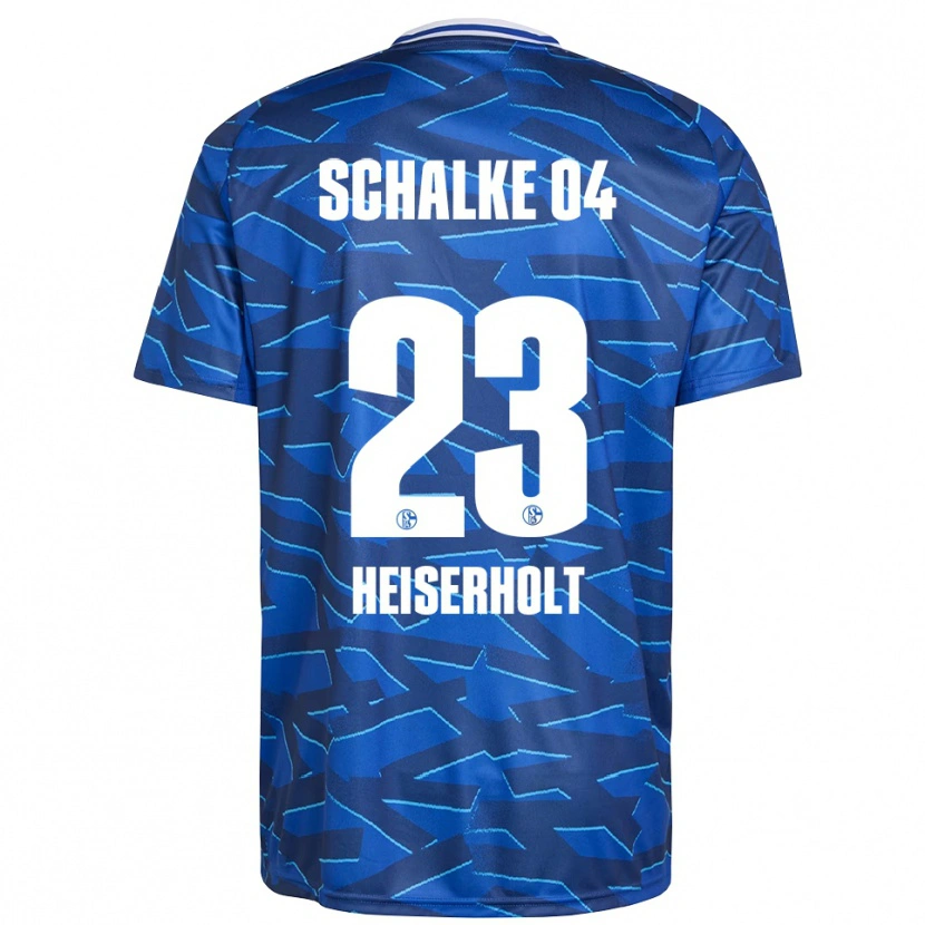 Danxen Uomo Maglia Finn Heiserholt #23 Blu Royal Bianco Kit Gara Home 2025/26 Maglietta
