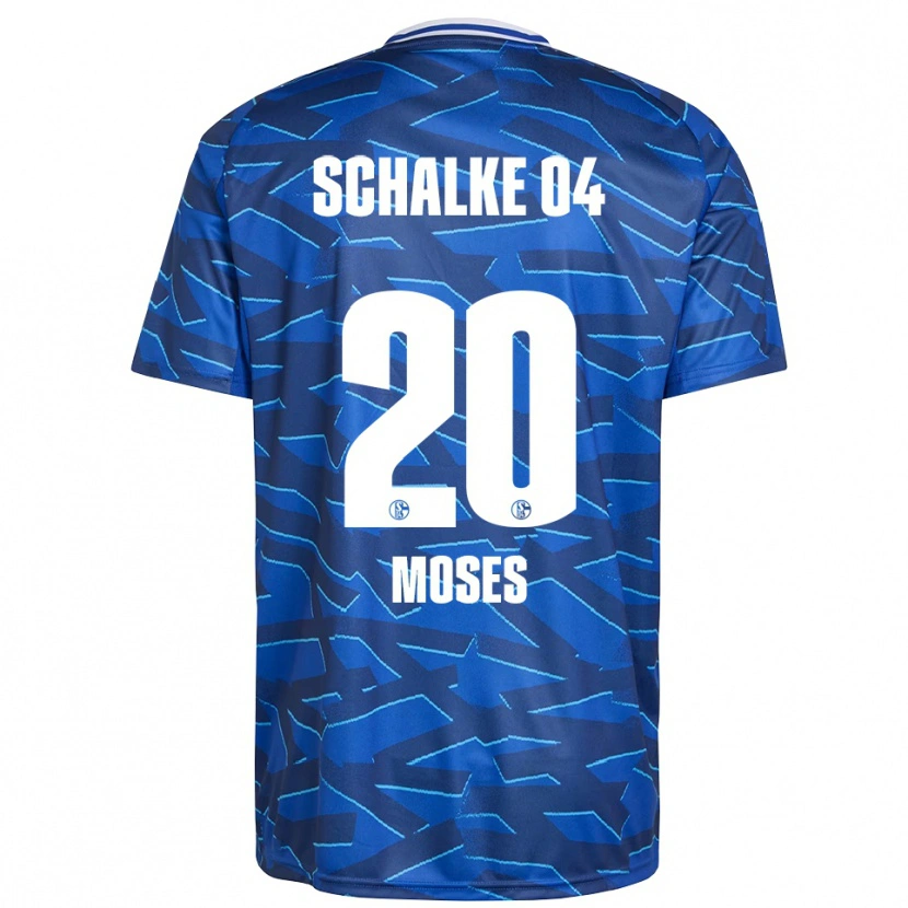 Danxen Uomo Maglia Jennifer Moses #20 Blu Royal Bianco Kit Gara Home 2025/26 Maglietta