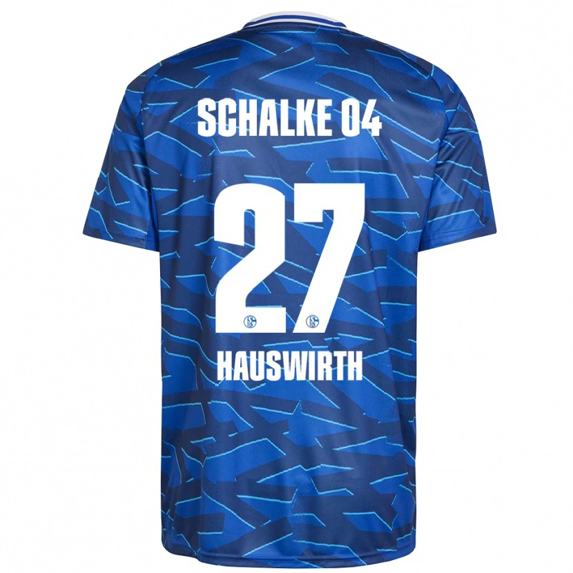 Danxen Uomo Maglia Max Hauswirth #27 Blu Royal Bianco Kit Gara Home 2025/26 Maglietta
