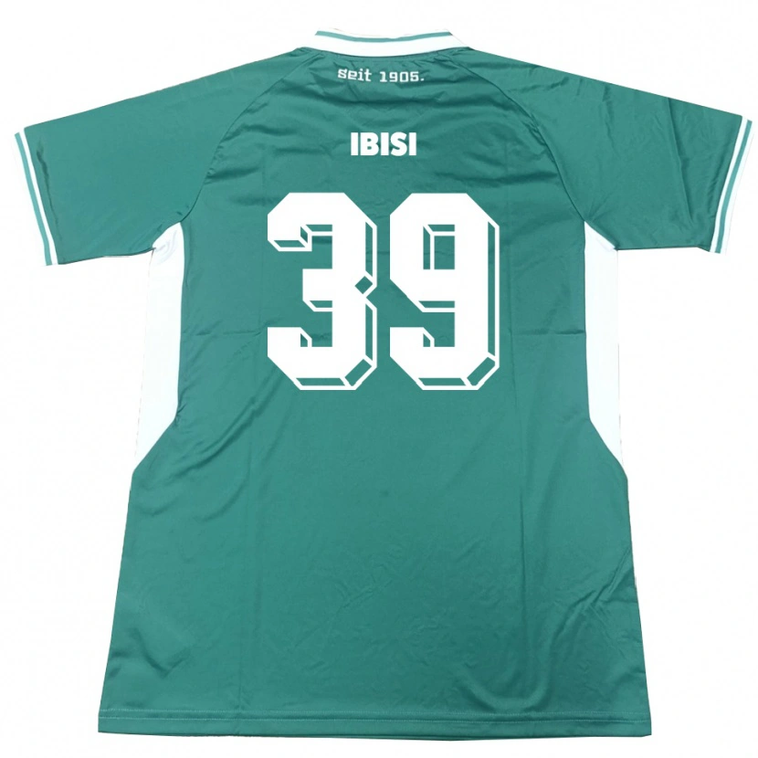 Danxen Uomo Maglia Altin Ibisi #39 Verde Bianco Kit Gara Home 2025/26 Maglietta