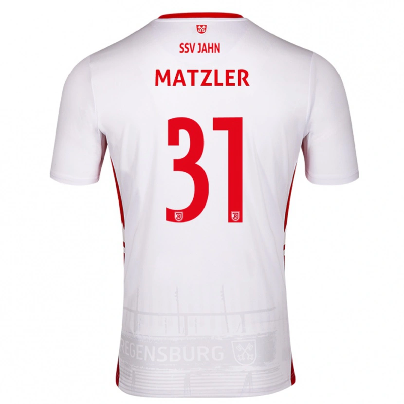 Danxen Uomo Maglia Leo Mätzler #31 Bianco Rosso Kit Gara Home 2025/26 Maglietta