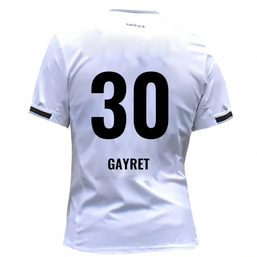 Danxen Uomo Maglia Timur Gayret #30 Bianco Rosso Kit Gara Home 2025/26 Maglietta