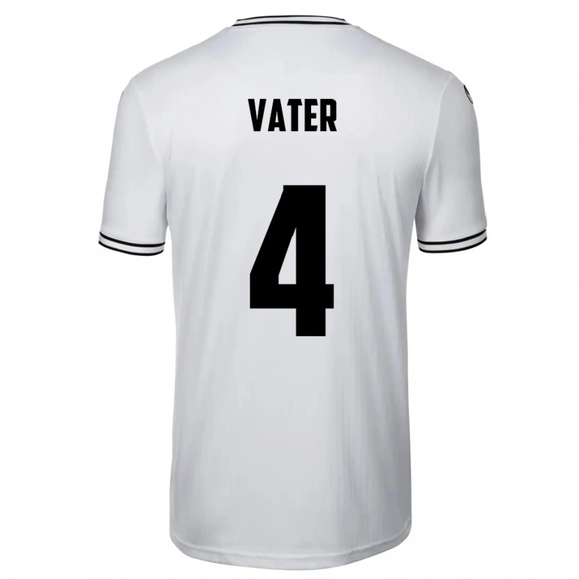 Danxen Uomo Maglia Felix Vater #4 Bianco Nero Kit Gara Home 2025/26 Maglietta