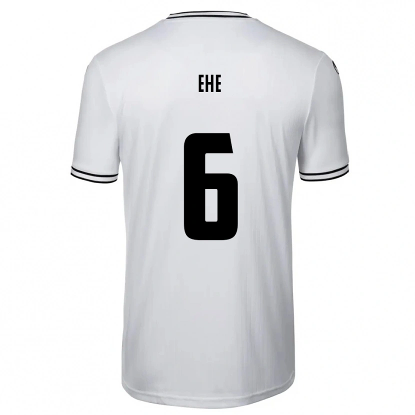 Danxen Uomo Maglia Benedikt Ehe #6 Bianco Nero Kit Gara Home 2025/26 Maglietta
