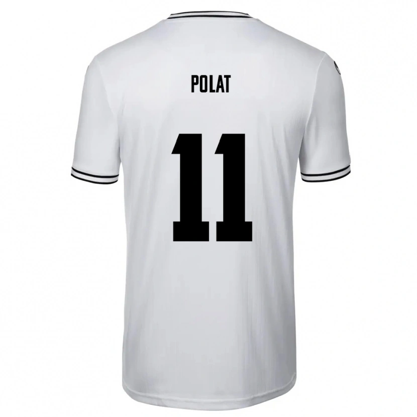 Danxen Uomo Maglia Yalcin Polat #11 Bianco Nero Kit Gara Home 2025/26 Maglietta